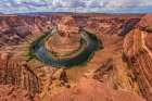 USA, Arizona, Colorado River. Horseshoe Bend landscape. Art Print